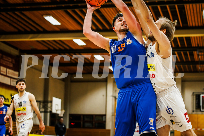 Basketball, Basketball Zweite Liga 2023/24, Grunddurchgang 10.Runde, Mattersburg Rocks, BBU Salzburg, M. Rakic (15)