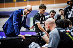 Basketball, Win2Day Superliga 2023/24, Grunddurchgang 11.Runde, Vienna Timberwolves, Flyers Wels, Sebastian Waser (Head Coach)