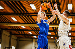Basketball, Basketball Zweite Liga 2023/24, Grunddurchgang 10.Runde, Mattersburg Rocks, BBU Salzburg, T. Alowonou (12)