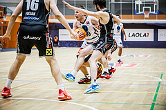 Basketball, Win2Day Superliga 2023/24, Grunddurchgang 11.Runde, Vienna Timberwolves, Flyers Wels, Jonas John (99)