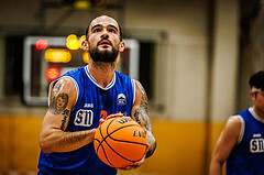 Basketball, Basketball Zweite Liga 2023/24, Grunddurchgang 10.Runde, Mattersburg Rocks, BBU Salzburg, K. Biberovic (2)
