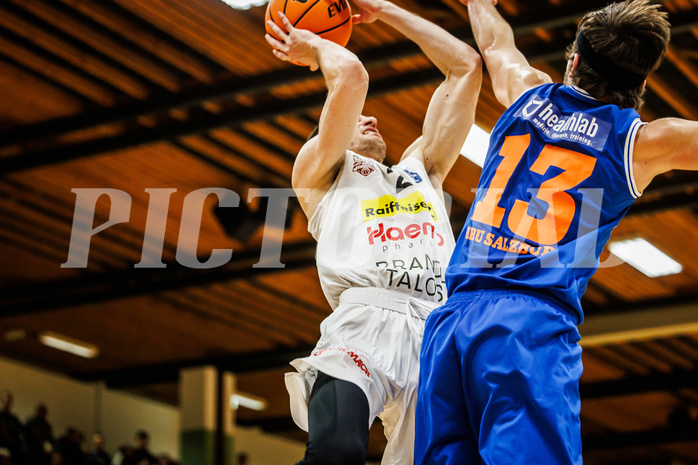 Basketball, Basketball Zweite Liga 2023/24, Grunddurchgang 10.Runde, Mattersburg Rocks, BBU Salzburg, Evgenios Sergienko (2)