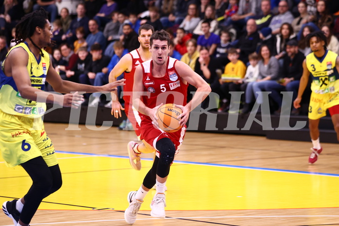 08.12.2023, Graz, Raiffeisen Sportpark Graz, Basketball Superliga 2023/24, Grunddurchgang, Runde 11, UBSC Raiffeisen Graz vs. BC Vienna