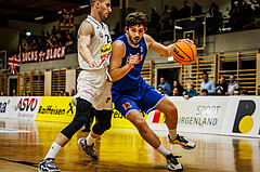Basketball, Basketball Zweite Liga 2023/24, Grunddurchgang 10.Runde, Mattersburg Rocks, BBU Salzburg, R. Becker (13)