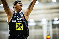 Basketball, Win2Day Superliga 2023/24, Grunddurchgang 11.Runde, Vienna Timberwolves, Flyers Wels, Christopher Ferguson (20)