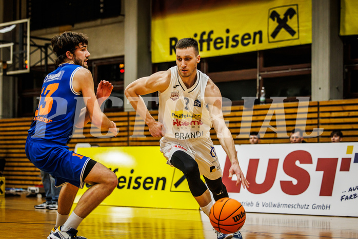 Basketball, Basketball Zweite Liga 2023/24, Grunddurchgang 10.Runde, Mattersburg Rocks, BBU Salzburg, Evgenios Sergienko (2)