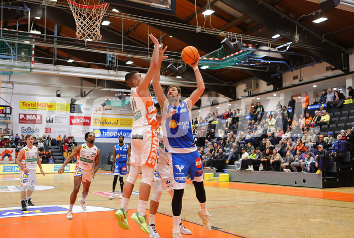 Basketball Superliga 2023/24, Grunddurchgang Spiel 11 Klosterneuburg Dukes vs. Oberwart Gunners


