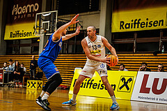 Basketball, Basketball Zweite Liga 2023/24, Grunddurchgang 10.Runde, Mattersburg Rocks, BBU Salzburg, Corey Hallett (13)
