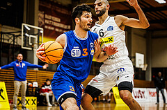 Basketball, Basketball Zweite Liga 2023/24, Grunddurchgang 10.Runde, Mattersburg Rocks, BBU Salzburg, L. Kamber (3)