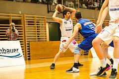 Basketball, 2.Bundesliga, Playoff VF Spiel 1, Mattersburg Rocks, Vienna D.C. Timberwolves, Stefan ULREICH (11), David Geisler (5)
