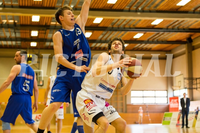 Basketball, 2.Bundesliga, Playoff VF Spiel 1, Mattersburg Rocks, Vienna D.C. Timberwolves, Jan NICOLI (10)