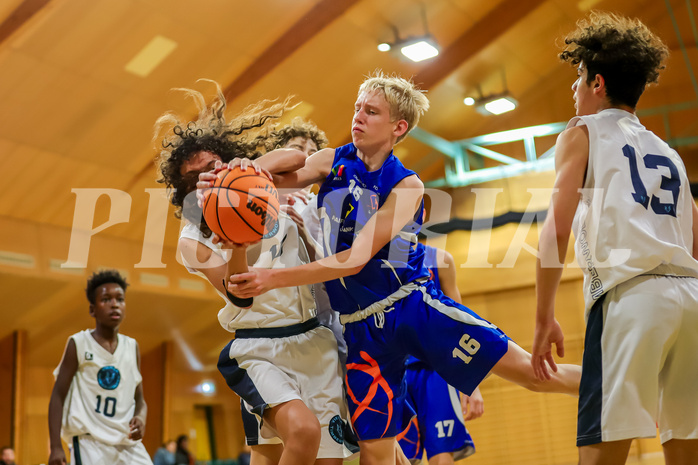 19.10.2024 Österreichischer Basketballverband 2024/25, SLMU14, Vienna Timberwolves vs. FCN Raiffeisen Baskets Wels

