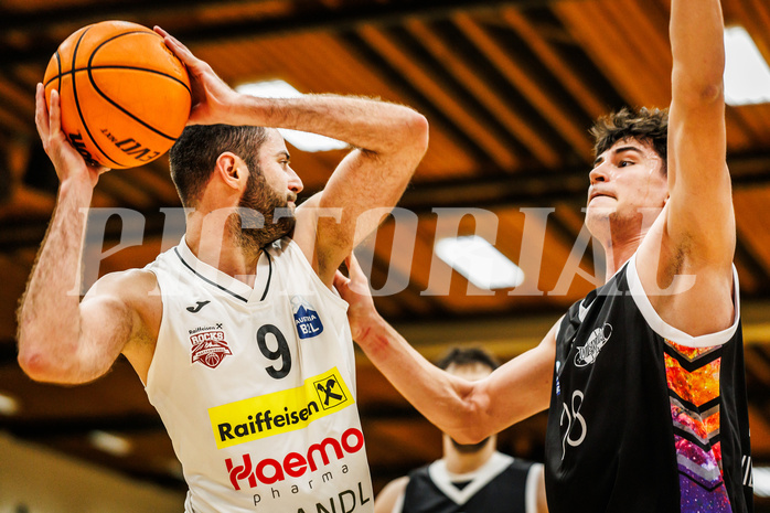 Basketball, Basketball Zweite Liga 2024/25, Grunddurchgang 4.Runde, Mattersburg Rocks, Vienna United, Tobias Winkler (9)
