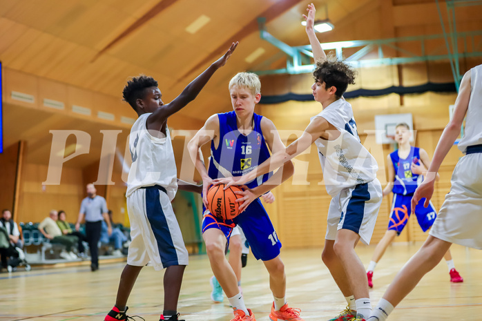 19.10.2024 Österreichischer Basketballverband 2024/25, SLMU14, Vienna Timberwolves vs. FCN Raiffeisen Baskets Wels

