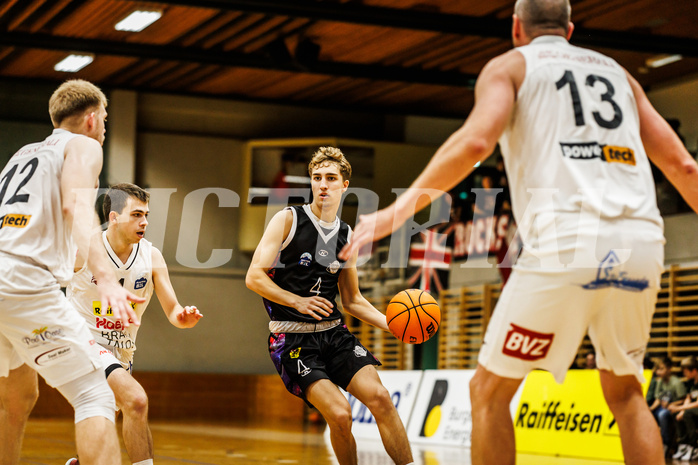 Basketball, Basketball Zweite Liga 2024/25, Grunddurchgang 4.Runde, Mattersburg Rocks, Vienna United, Mykyta Bitkin (4)