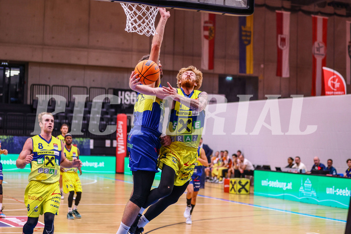 18.10.2024, Graz, Raiffeisen Sportpark Graz, Basketball Superliga 2024/25, Grunddurchgang, Runde 4, UBSC Raiffeisen Graz - BK IMMOunited Dukes