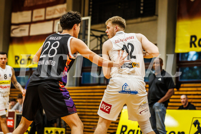 Basketball, Basketball Zweite Liga 2024/25, Grunddurchgang 4.Runde, Mattersburg Rocks, Vienna United, Asdren Drew Koka (12)