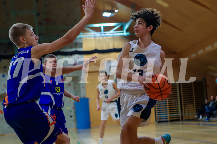 19.10.2024 Österreichischer Basketballverband 2024/25, SLMU14, Vienna Timberwolves vs. FCN Raiffeisen Baskets Wels

