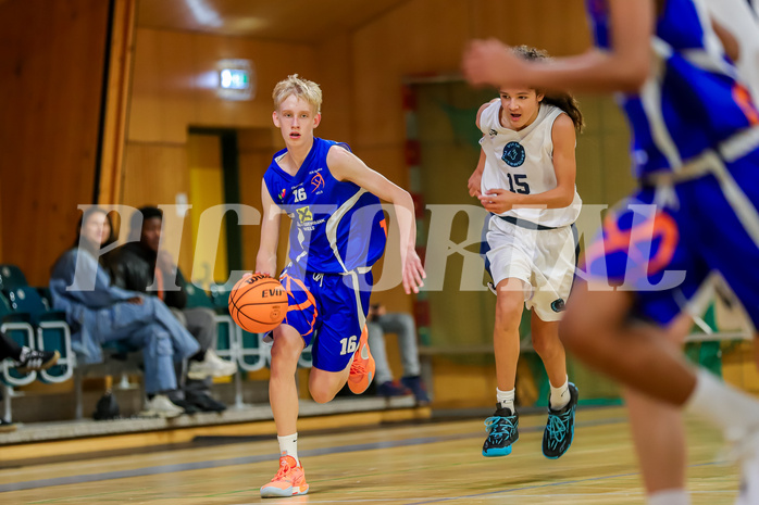 19.10.2024 Österreichischer Basketballverband 2024/25, SLMU14, Vienna Timberwolves vs. FCN Raiffeisen Baskets Wels

