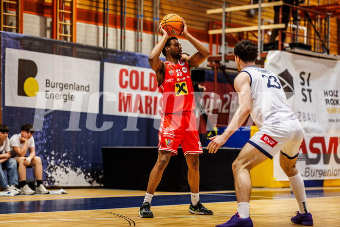 Basketball, win2day Basketball Superliga 2024/25, Playoffs Viertelfinale 2. Spiel
, BBC Nord Dragonz, Flyers Wels, Starlin Inoa Gil (15)