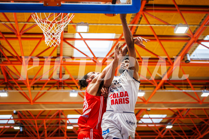 Basketball, win2day Basketball Superliga 2024/25, Playoffs Viertelfinale 2. Spiel
, BBC Nord Dragonz, Flyers Wels, Jalen Green (22)