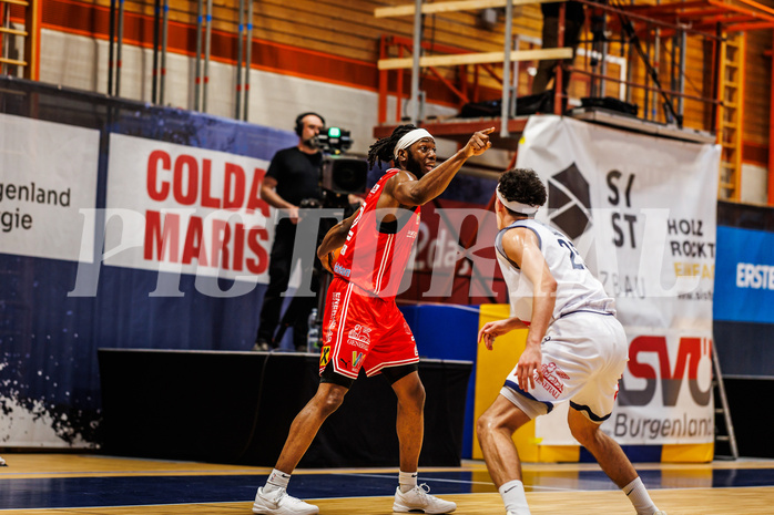 Basketball, win2day Basketball Superliga 2024/25, Playoffs Viertelfinale 2. Spiel
, BBC Nord Dragonz, Flyers Wels, Damion Rosser (2)
