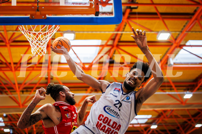 Basketball, win2day Basketball Superliga 2024/25, Playoffs Viertelfinale 2. Spiel
, BBC Nord Dragonz, Flyers Wels, Jalen Green (22)