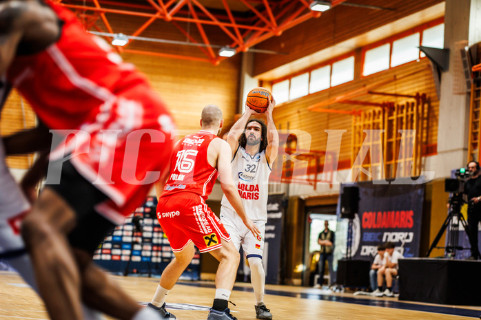 Basketball, win2day Basketball Superliga 2024/25, Playoffs Viertelfinale 2. Spiel
, BBC Nord Dragonz, Flyers Wels, Sead Hadzifejzovic (32)