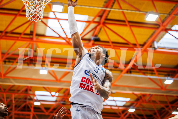 Basketball, win2day Basketball Superliga 2024/25, Playoffs Viertelfinale 2. Spiel
, BBC Nord Dragonz, Flyers Wels, Rayshawn Mart (3)