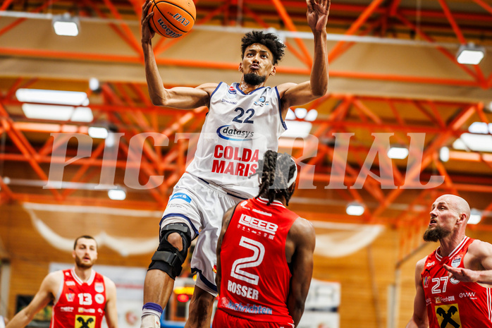 Basketball, win2day Basketball Superliga 2024/25, Playoffs Viertelfinale 2. Spiel
, BBC Nord Dragonz, Flyers Wels, Jalen Green (22)