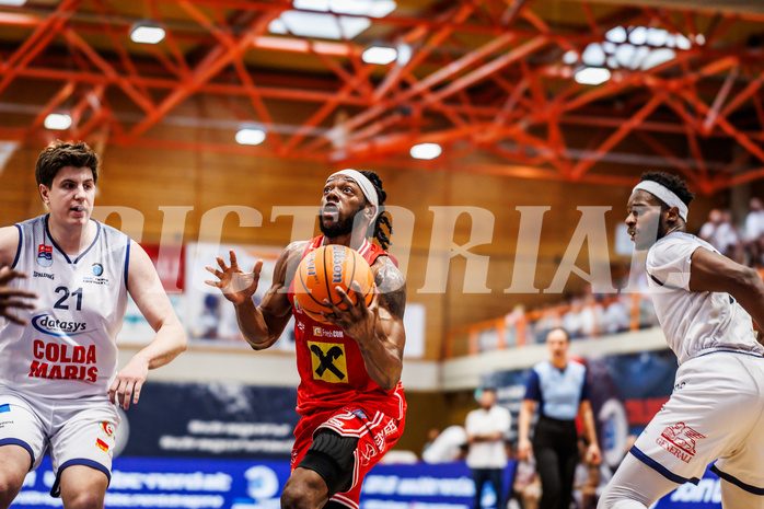 Basketball, win2day Basketball Superliga 2024/25, Playoffs Viertelfinale 2. Spiel
, BBC Nord Dragonz, Flyers Wels, Damion Rosser (2)