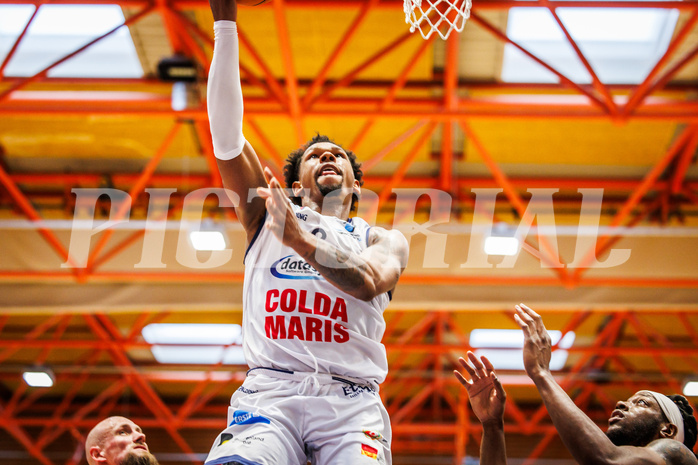Basketball, win2day Basketball Superliga 2024/25, Playoffs Viertelfinale 2. Spiel
, BBC Nord Dragonz, Flyers Wels, Rayshawn Mart (3)