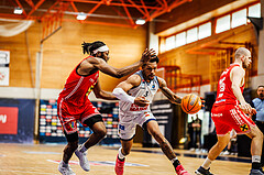Basketball, win2day Basketball Superliga 2024/25, Playoffs Viertelfinale 2. Spiel
, BBC Nord Dragonz, Flyers Wels, Rayshawn Mart (3)