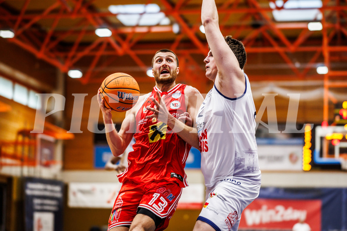 Basketball, win2day Basketball Superliga 2024/25, Playoffs Viertelfinale 2. Spiel
, BBC Nord Dragonz, Flyers Wels, Radii Caisin (13)
