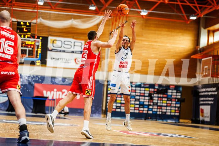 Basketball, win2day Basketball Superliga 2024/25, Playoffs Viertelfinale 2. Spiel
, BBC Nord Dragonz, Flyers Wels, Lukas Hahn (25)