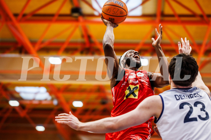 Basketball, win2day Basketball Superliga 2024/25, Playoffs Viertelfinale 2. Spiel
, BBC Nord Dragonz, Flyers Wels, Damion Rosser (2)