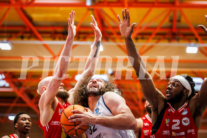 Basketball, win2day Basketball Superliga 2024/25, Playoffs Viertelfinale 2. Spiel
, BBC Nord Dragonz, Flyers Wels, Sead Hadzifejzovic (32)
