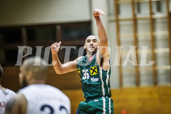 Basketball, ABL 2018/19, Basketball Cup 2.Runde, Mattersburg Rocks, Dornbirn Lions, Aron Thorell Walker (35)