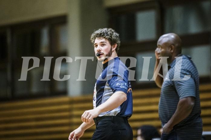 Basketball, ABL 2018/19, Basketball Cup 2.Runde, Mattersburg Rocks, Dornbirn Lions, Clemens Salomon (Ref.)