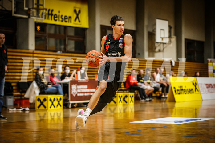 Basketball, Basketball Zweite Liga, Grunddurchgang 9.Runde, Mattersburg Rocks, Mistelbach Mustangs, Maximilian Girschik (9)
