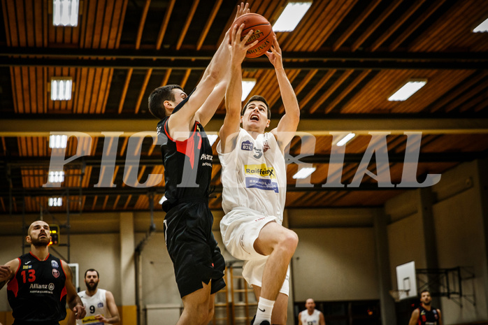 Basketball, Basketball Zweite Liga, Grunddurchgang 9.Runde, Mattersburg Rocks, Mistelbach Mustangs, Ivan Begic (35)