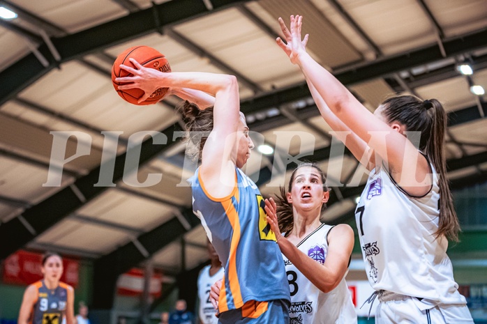 Basketball Basketball Damen Superliga 2021/22, Grunddurchgang 7.Runde Vienna D.C. Timberwolves vs. BK Duchess Klosterneuburg
