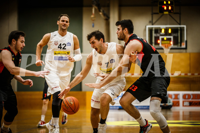 Basketball, Basketball Zweite Liga, Grunddurchgang 9.Runde, Mattersburg Rocks, Mistelbach Mustangs, Marko SOLDO (7)