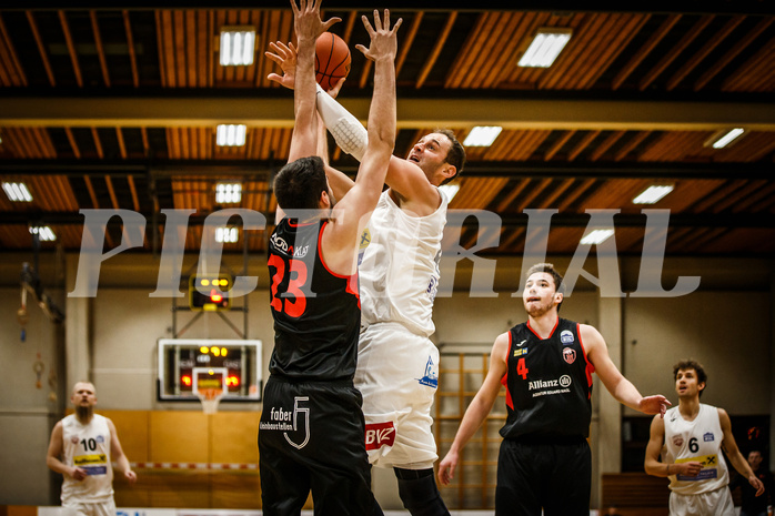 Basketball, Basketball Zweite Liga, Grunddurchgang 9.Runde, Mattersburg Rocks, Mistelbach Mustangs, Fuad Memcic (42)