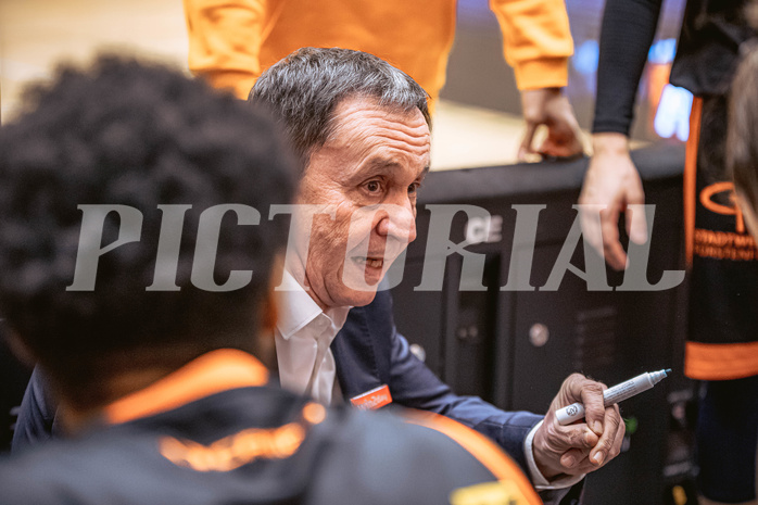 Basketball, Win2Day Superliga 2022/23, 3. Qualifikationsrunde, Vienna Timberwolves, Fürstenfeld Panthers, Peter Stahl (Head Coach)