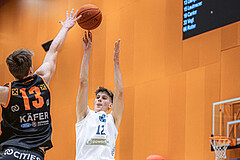 Basketball, Win2Day Superliga 2022/23, 3. Qualifikationsrunde, Vienna Timberwolves, Fürstenfeld Panthers, Jakob Lohr (12)