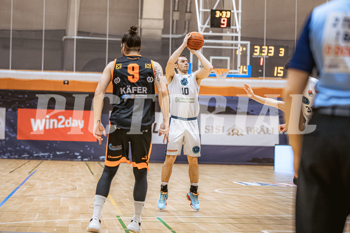 Basketball, Win2Day Superliga 2022/23, 3. Qualifikationsrunde, Vienna Timberwolves, Fürstenfeld Panthers, Jakob Szkutta (10)