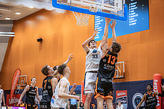 Basketball, Win2Day Superliga 2022/23, 3. Qualifikationsrunde, Vienna Timberwolves, Fürstenfeld Panthers, Chris Vogt (33)