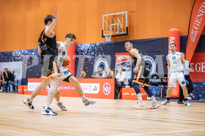 Basketball, Win2Day Superliga 2022/23, 3. Qualifikationsrunde, Vienna Timberwolves, Fürstenfeld Panthers, Jakob Lohr (12)