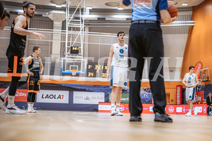 Basketball, Win2Day Superliga 2022/23, 3. Qualifikationsrunde, Vienna Timberwolves, Fürstenfeld Panthers, Chris Vogt (33)